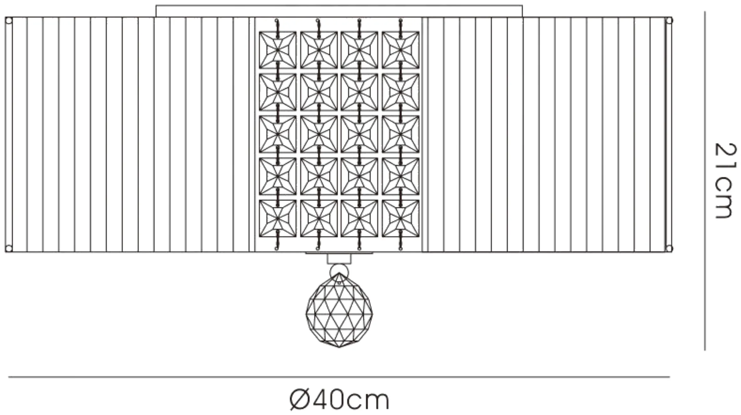 Evelyn Polished Chrome-Black Crystal Ceiling Lights Diyas Flush Crystal Fittings